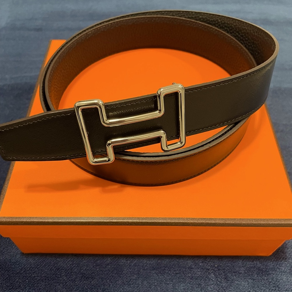 Hermes Belt- ‘Tonight’ Buckle and black reversible strap